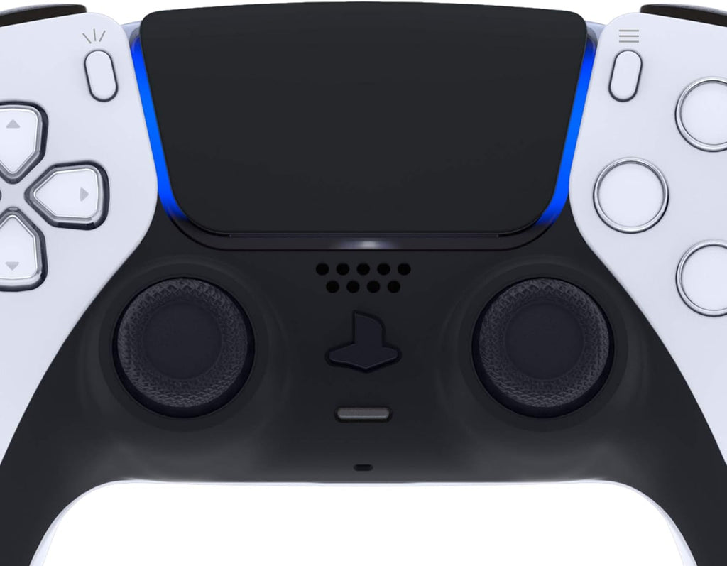 Replacement Touchpad Cover Compatible with Ps5 Controller BDM-010 020 030 040 050 060 Models, Custom Soft Touch Black Touch Pad Repair Part Compatible with Ps5
